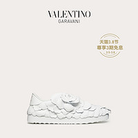 VALENTINO GARAVANI/华伦天奴 男士白色Atelier Shoe小牛皮运动鞋（43.5、白色）