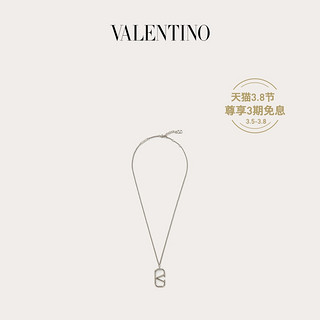 Valentino/华伦天奴男士白色 VLogo Signature VY2J0N43MET172  金属项链（白色）