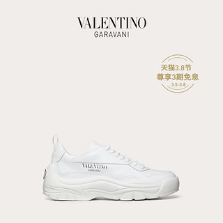 VALENTINO GARAVANI/华伦天奴 Gumboy 小牛皮运动鞋小白鞋（38、白色）