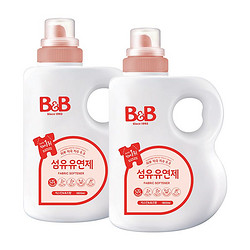 B&B 保宁 婴儿衣物清洁柔顺剂 茉莉玫瑰花香 1800ml