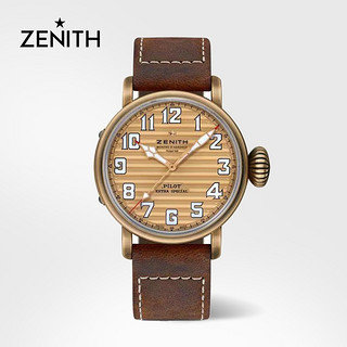 真力时ZENITH瑞士手表飞行员系列青铜腕表 限量款机械表 29.2438.679/88.C753