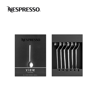 NESPRESSO 浓遇咖啡 View系列小号不锈钢咖啡搅拌勺套装 6支装