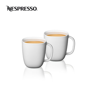 NESPRESSO 浓遇咖啡 LUME系列马克咖啡杯套装 陶瓷咖啡杯400ml*2只