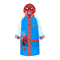 MESUCA 麦斯卡 漫威联名蜘蛛侠儿童雨衣长款全身防暴雨男女童卡通雨披雨衣