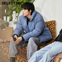 SELECTED 思莱德 男士立领短款羽绒服 421412011