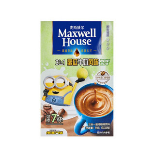 Maxwell House 麦斯威尔 小黄人联名 三合一速溶咖啡饮料 蜜瓜牛奶味 91g