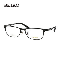 SEIKO 精工 seiko 精工 钛材商务眼镜框HC1022+明月防蓝光1.60镜片