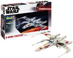 Revell 威望 RV06779 迪士尼星球大战 X-Wing Fighter,星星的战争 1:57,21.8 厘米模型套件 适合初学者,未上漆