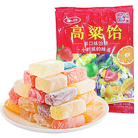 鲁兴 高粱饴拉丝软糖水果味500g 网红混合味水果糖 山东特产糖果