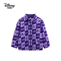Disney 迪士尼 童装男童摇粒绒外套2022春季新款儿童洋气春装时髦帅气上衣