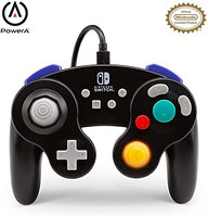 Prime会员：PowerA GameCube 有线游戏手柄 明星大乱斗 黑色