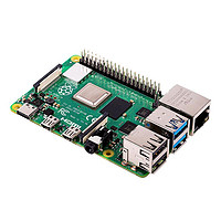 Raspberry Pi 树莓派 4B4代B型python套件raspberrypi4BWIFImicroHDMI开 显示屏进阶套餐(pi 4B/4GB)