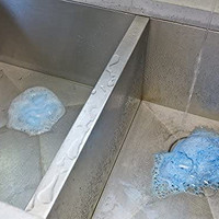 Glisten 泡沫清新除味剂，去除和清洁积聚污，柠檬香味,蓝色,4.9盎司(140克)*6袋，每袋可用4次