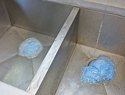 Glisten 泡沫清新除味剂，去除和清洁积聚污，柠檬香味,蓝色,4.9盎司(140克)*6袋，每袋可用4次