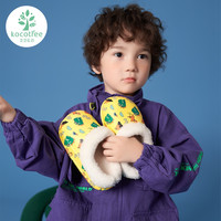 kocotree kk树 -kocotree儿童棉拖鞋春秋防滑男童女童宝宝小孩室内家居鞋冬季2021新款 黄色小恐龙 31-32