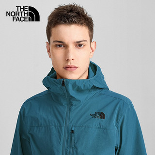 TheNorthFace北面软壳衣男 官方旗舰2021春季新品运动夹克外套536C BH7/蓝色 M