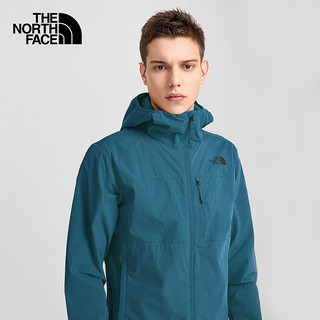 TheNorthFace北面软壳衣男 官方旗舰2021春季新品运动夹克外套536C BH7/蓝色 M