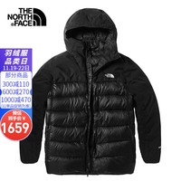 北面羽绒服男TheNorthFace户外800蓬鹅绒外套 JK3黑色 L