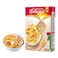 PLUS会员：Kellogg's 家乐氏 进口早餐麦片 玉米片 500g