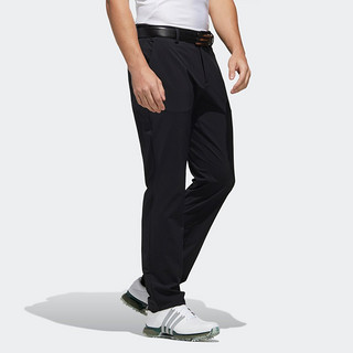 Adidas阿迪达斯男裤 高尔夫男款长裤服装春夏季男士长裤 黑色FJ2458 XXL