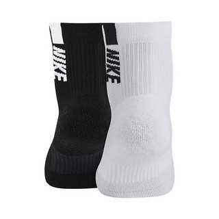 耐克 运动袜子男（2双） NIKE MULTIPLIER Ankle SX7556 SX7556-906 L