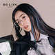 BOLON 暴龙 眼镜2021年杨幂同款复古D型框光学镜男女款近视眼镜框 BJ6085B90