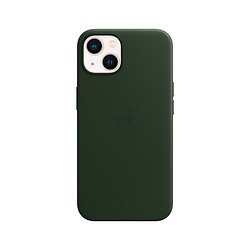 Apple 苹果 iPhone 13 专用 MagSafe 皮革保护壳 杉绿色
