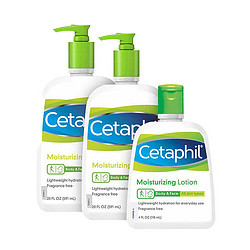 Cetaphil 丝塔芙 美国直邮丝塔芙大白瓶面霜身体乳591ml*2＋118ml孕妇婴儿润肤乳