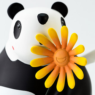 阿斯蒙迪许京甫独家熊猫桌面摆件送女生日礼物限量收藏艺术礼品