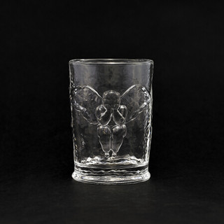 稀奇艺术玻璃杯果汁杯天使浮雕搭配精美礼盒包装 2只