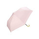 Wpc. WPC801-163 折叠晴雨伞 遮光桃心镂空刺绣款 粉色