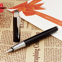 PARKER 派克 克(PARKER)钢笔金典系列墨水笔练字笔 IM金典丽雅白夹 F尖 0.5mm