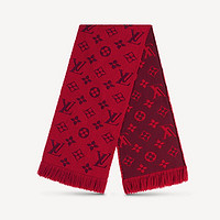 LOUIS VUITTON 预售两到三周 Louis Vuitton 路易威登 经典LOGOMANIA女士红色羊毛围巾M72432法国发货