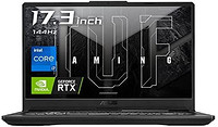 ASUS 华硕 TUF Gaming F17  17.3英寸笔记本电脑（i7-11800H、16GB、512GB、RTX3050Ti）