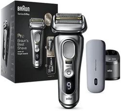 BRAUN 博朗 Braun 博朗 Series 9 Pro 9477cc 男士电动剃须刀,4+1 头带 ProLift 修剪器,Powercase 5 合 1