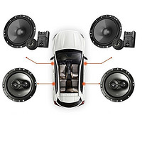PLUS会员：JBL 杰宝 汽车音响改装 四门6喇叭6.5英寸车载扬声器