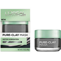 巴黎欧莱雅 L'Oreal Skin Expert Detox & Brighten Pure Clay Mask 1.7oz (50 ml)