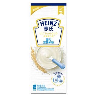 Heinz 亨氏 宝宝营养辅食 高铁米粉 超金健儿营养米粉25g(6-36个月适用)