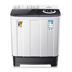 littleduck小鸭牌小鸭家用波轮洗衣机双缸双桶85公斤品质电机透明黑