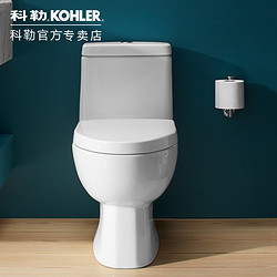 KOHLER 科勒 28866T 齐悦 连体五级旋风冲力马桶 305mm