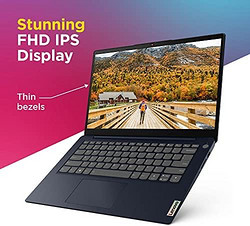 Lenovo 联想 IdeaPad 3 笔记本电脑,14 英寸 FHD，AMD Ryzen 5 5500U ,8GB DDR4,256GB SSD