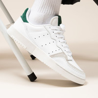 阿迪达斯/Adidas Supercourt三叶草绿尾金标休闲男女板鞋 EF5884