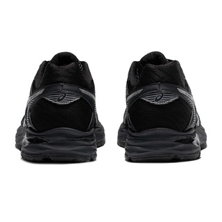 ASICS亚瑟士男子跑鞋GEL-FLUX 4缓冲黑色网面运动鞋1011A614-024