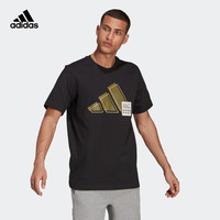 adidas阿迪达斯官网男装夏季运动短袖T恤GU3643 GU3644
