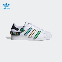 adidas阿迪达斯官网三叶草 SUPERSTAR J大童新款贝壳头板鞋Q47342