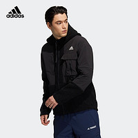 adidas 阿迪达斯 官网男装冬季新款户外连帽夹克外套H13792