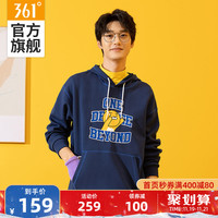 361°KAKAO联名361运动卫衣连帽2021秋冬新款oversize男女同款休闲上衣