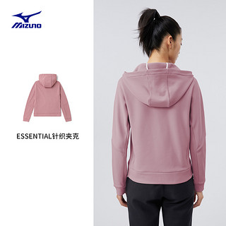 Mizuno美津浓女士舒适上衣外套抓绒ESSENTIAL针织开衫卫衣运动服