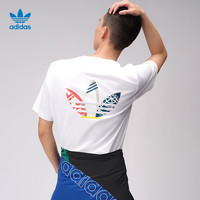 adidas阿迪达斯官网三叶草男装夏季运动短袖T恤H46693 H46694