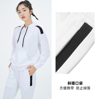 特步运动套装女2021秋季新款两件套时尚女装长袖运动服跑步套装